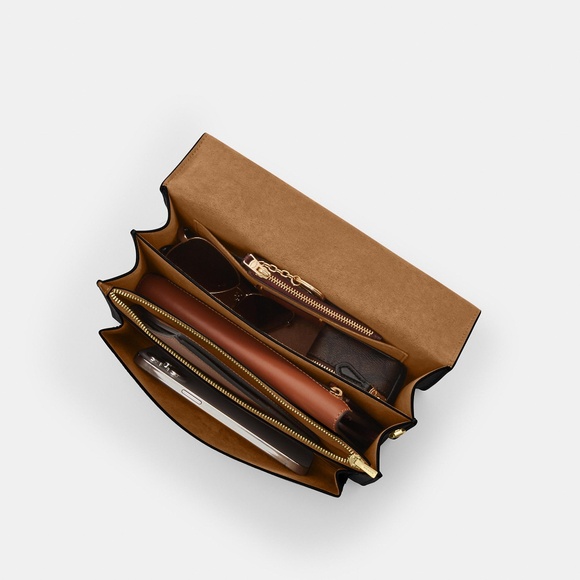 Klare Top Handle Bag In Signature Canvas - Picture 3 of 10